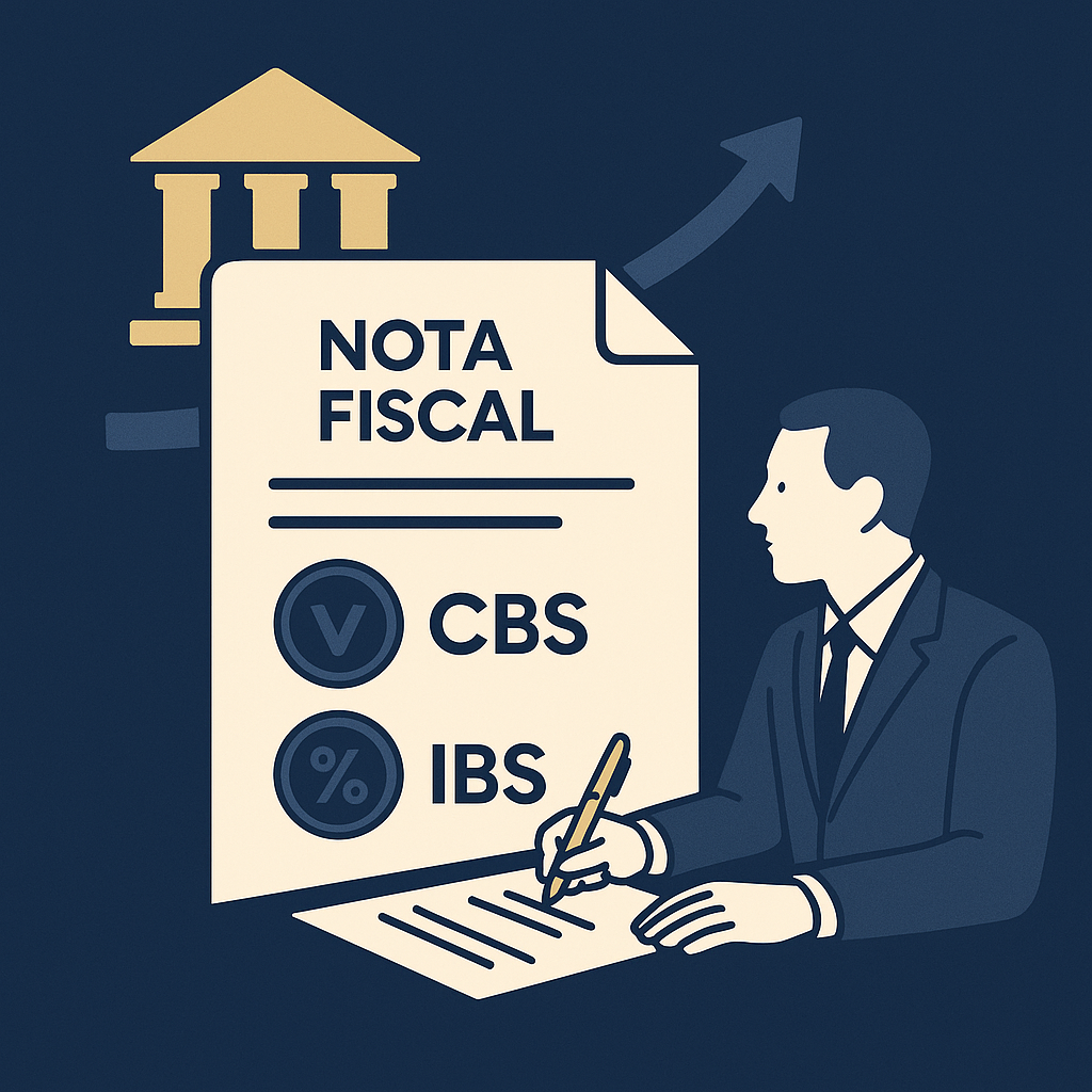 CBS e IBS em 2026: o que muda na nota fiscal de serviços durante a transição da Reforma Tributária