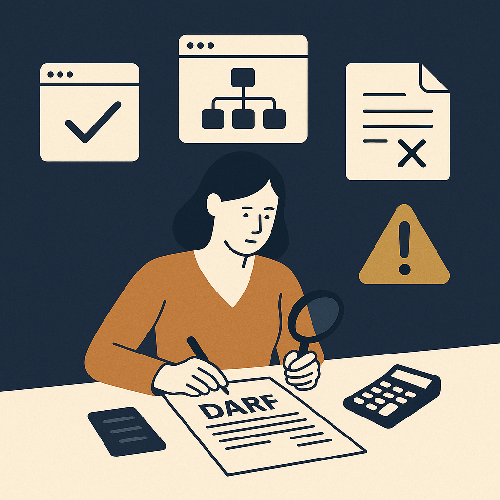 eSocial, EFD-Reinf e DCTFWeb: como identificar e corrigir divergências antes de pagar o DARF